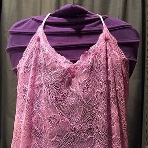 Victoria's Secret - Lace Chemise - Pink
